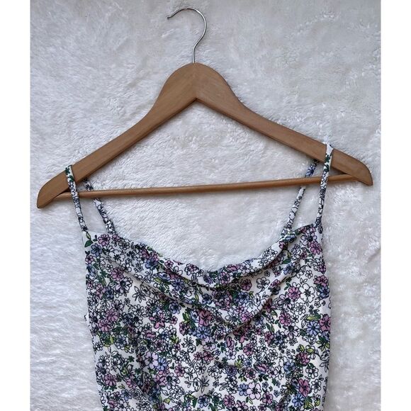 NWT BCBGENERATION Tullip Hem Floral Slip Dress - Picture 9 of 15